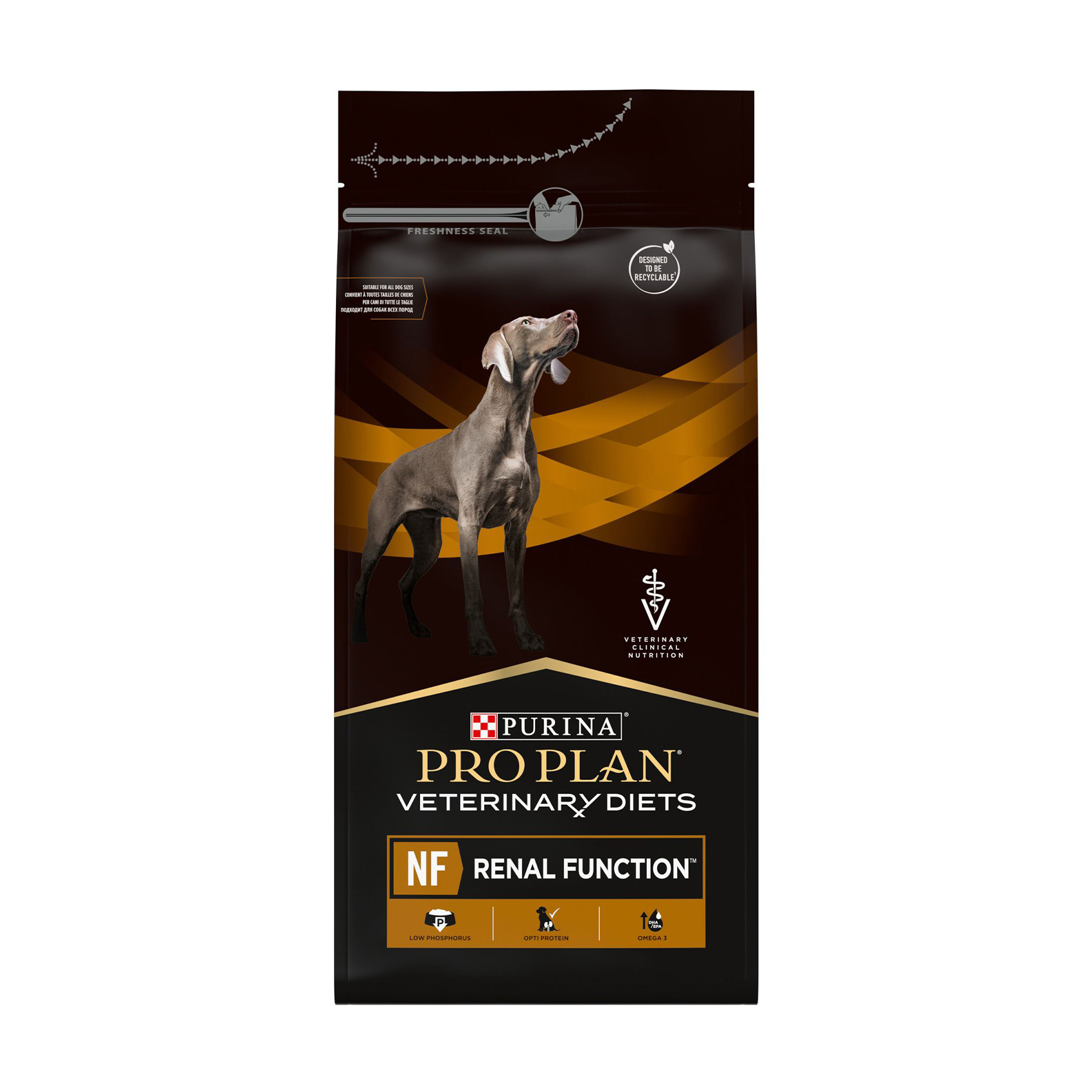 Сухий корм для дорослих собак Pro Plan Veterinary Diets NF Renal Function для підтримання функції нирок при хронічній хворобі нирок, 1.5 кг