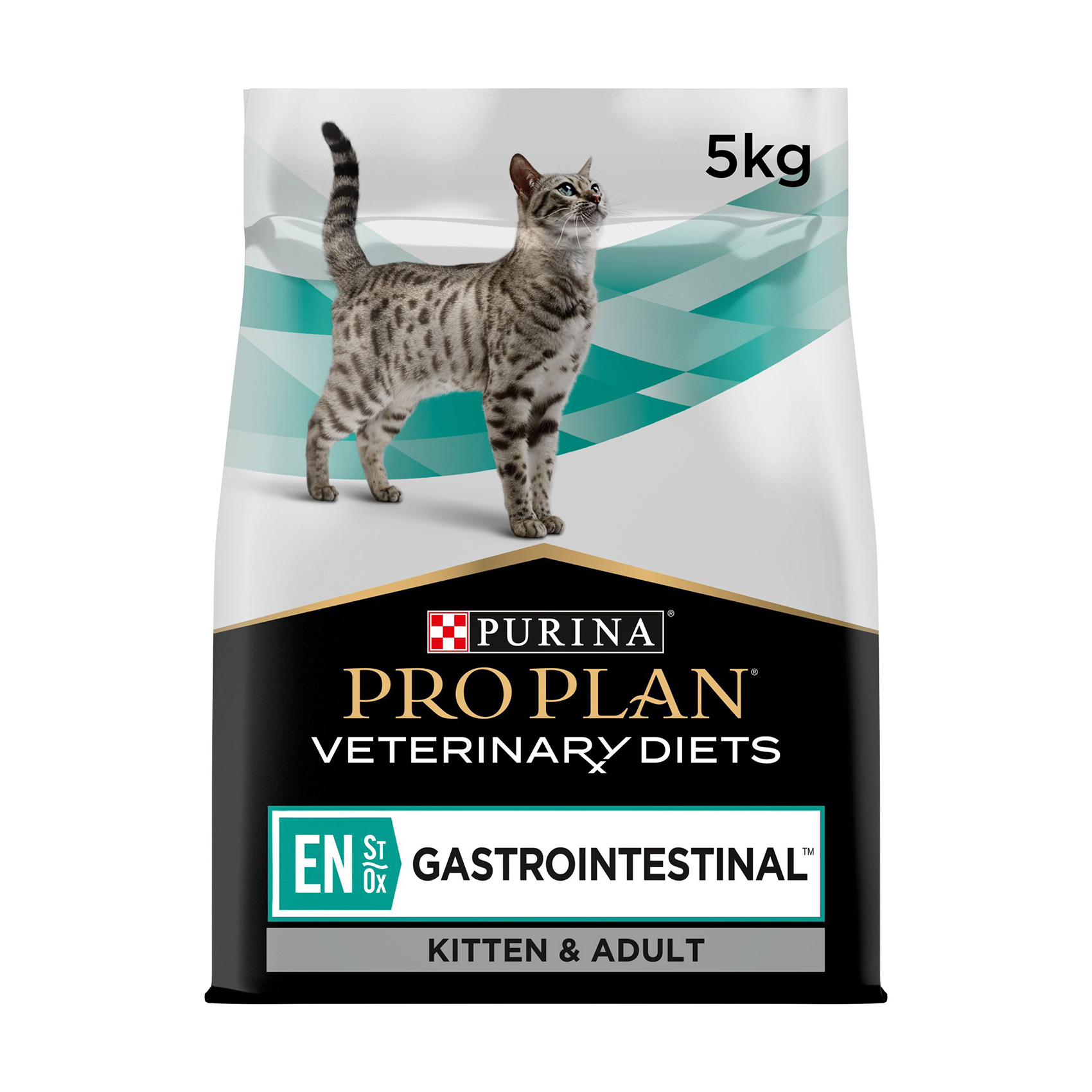Сухий корм для кошенят та дорослих котів Pro Plan Veterinary Diets EN Gastrointestinal для зменшення розладів кишкової абсорбації, 5 кг