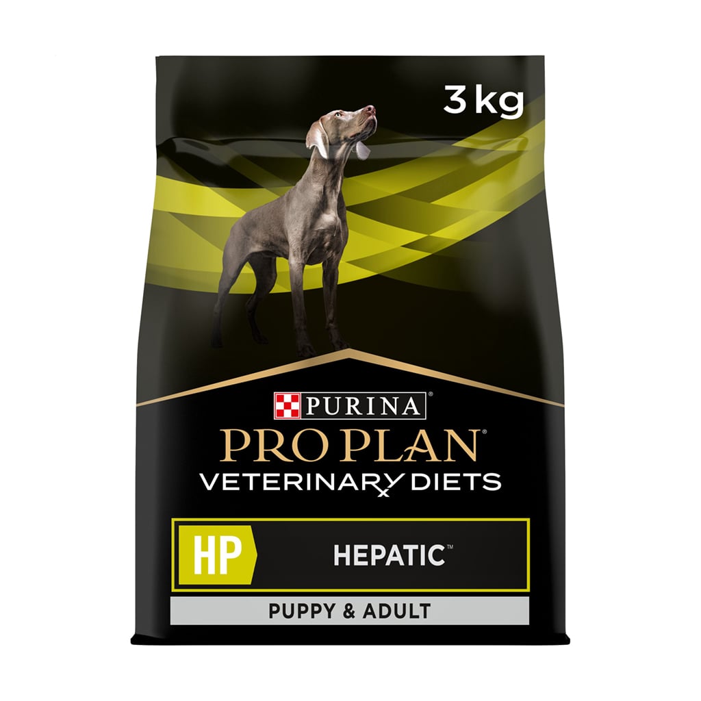 Сухий корм для цуценят та дорослих собак Pro Plan Veterinary Diets HP Hepatic для підтримання функції печінки, 3 кг
